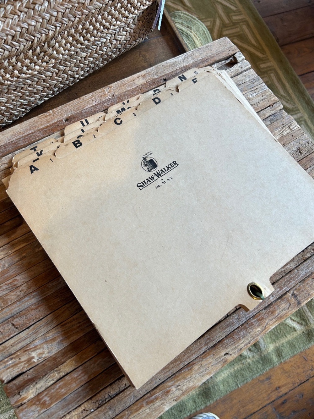 Vintage Shaw-Walker file organizers